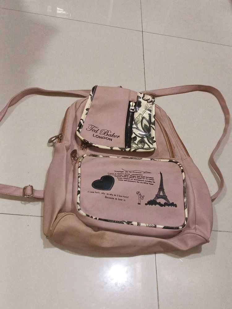 Ted Baker London Pink Backpack