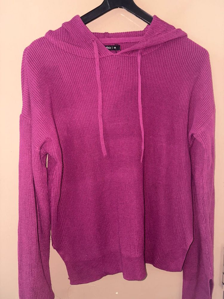 Plum Colour Hoodie