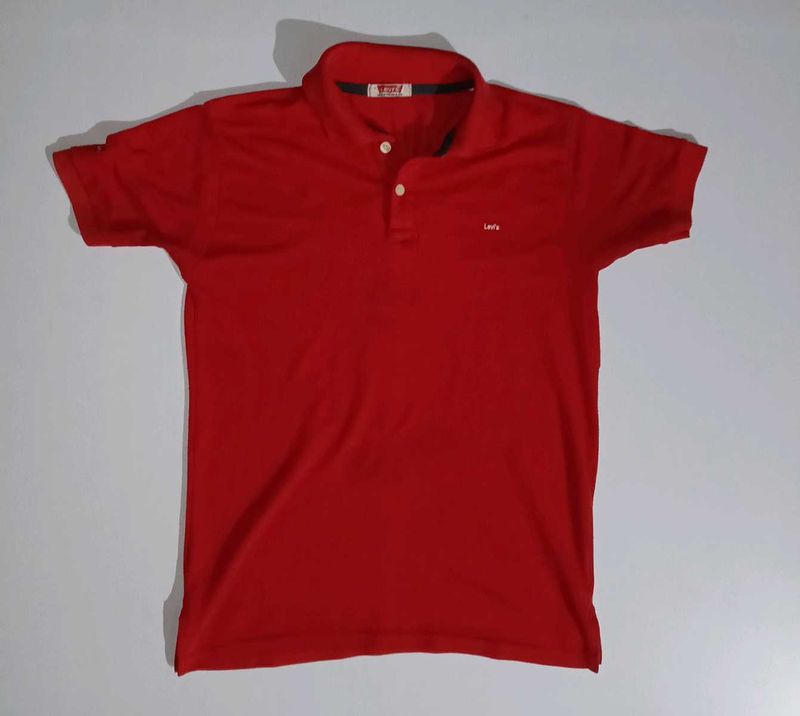 Levi&#39;s Red Polo Shirt