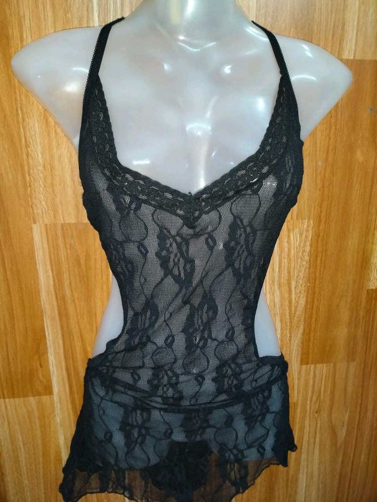 Beautiful See-through Mini Dress 17aug15