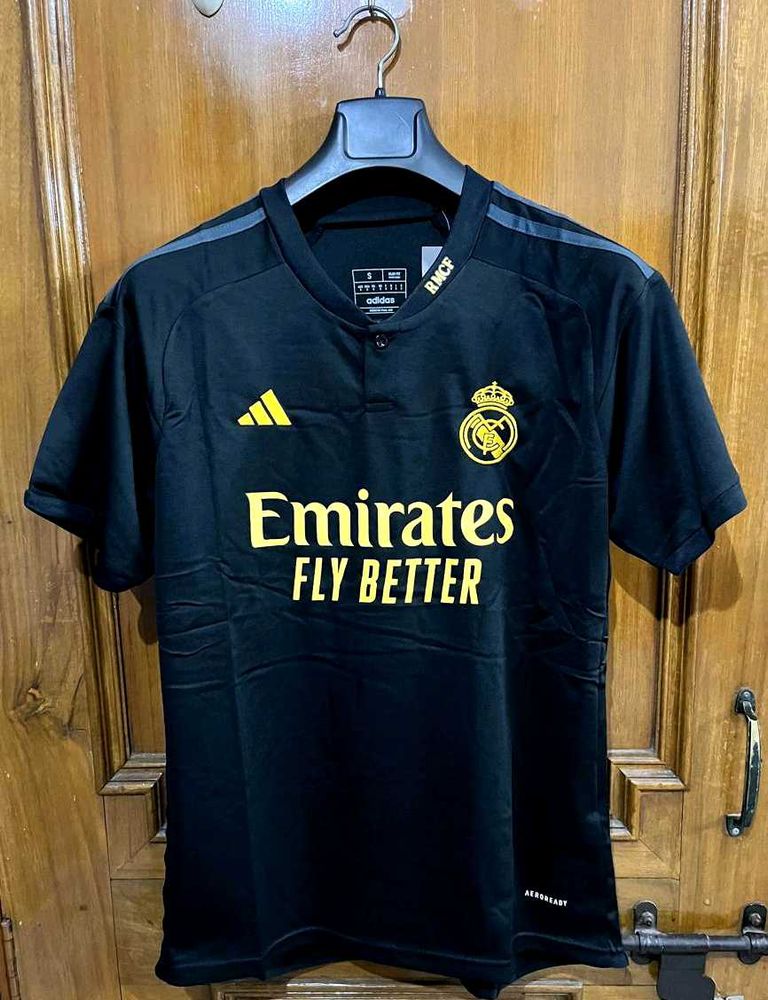 ADIDAS REAL MADRID 23/24 THIRD JERSEY BLACK