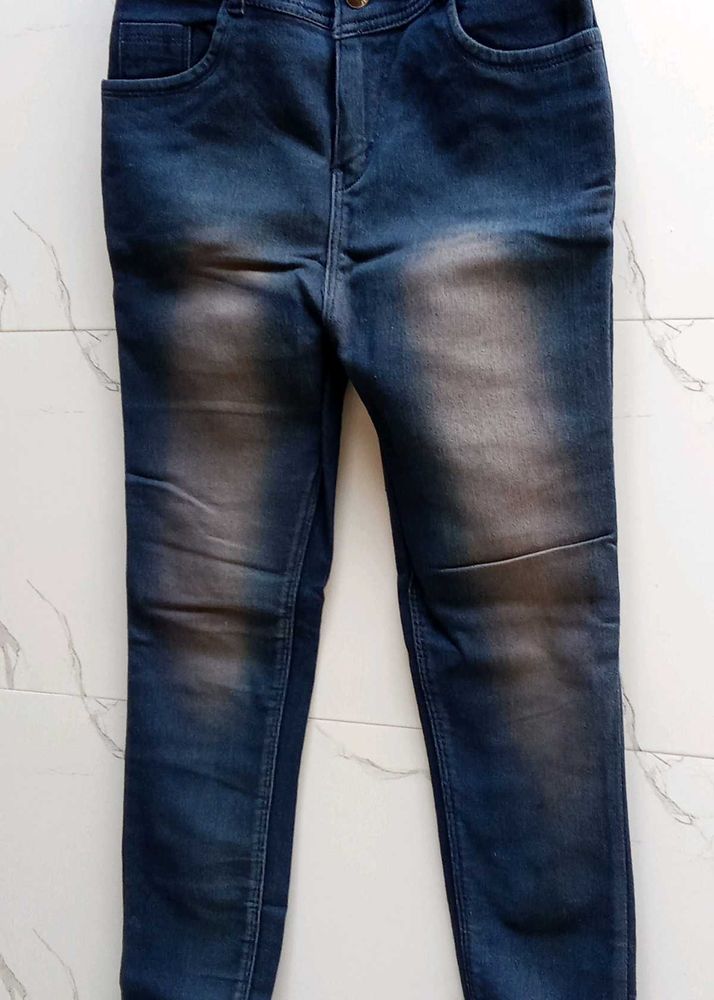 Dark Blue Denim Jeans