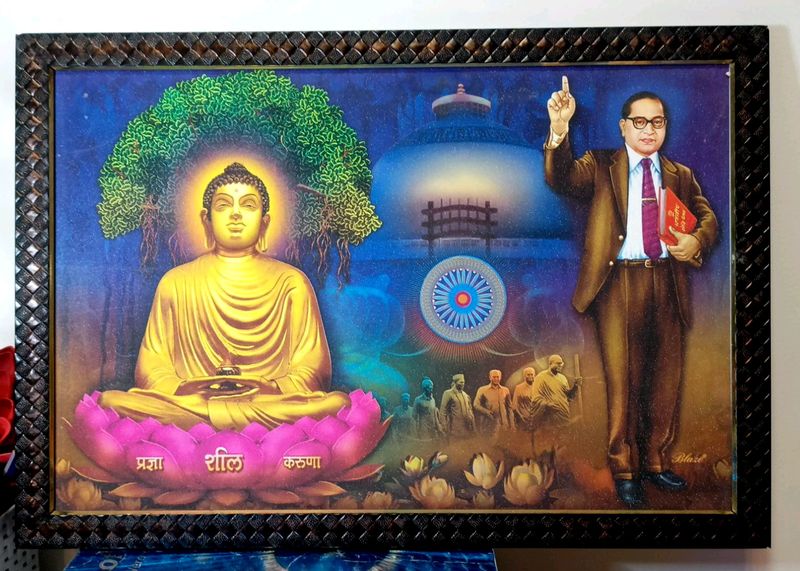 Lord Gautam Buddha&amp;Dr. Babasaheb Ambedkar Frame