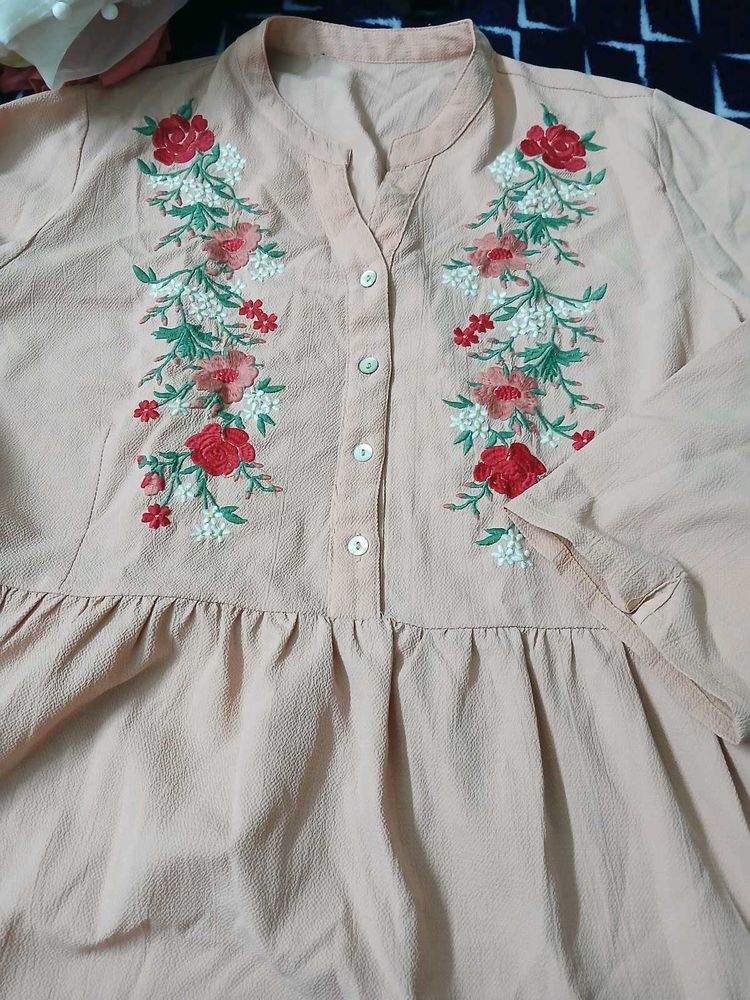 Beautiful Peach Red Cord Set