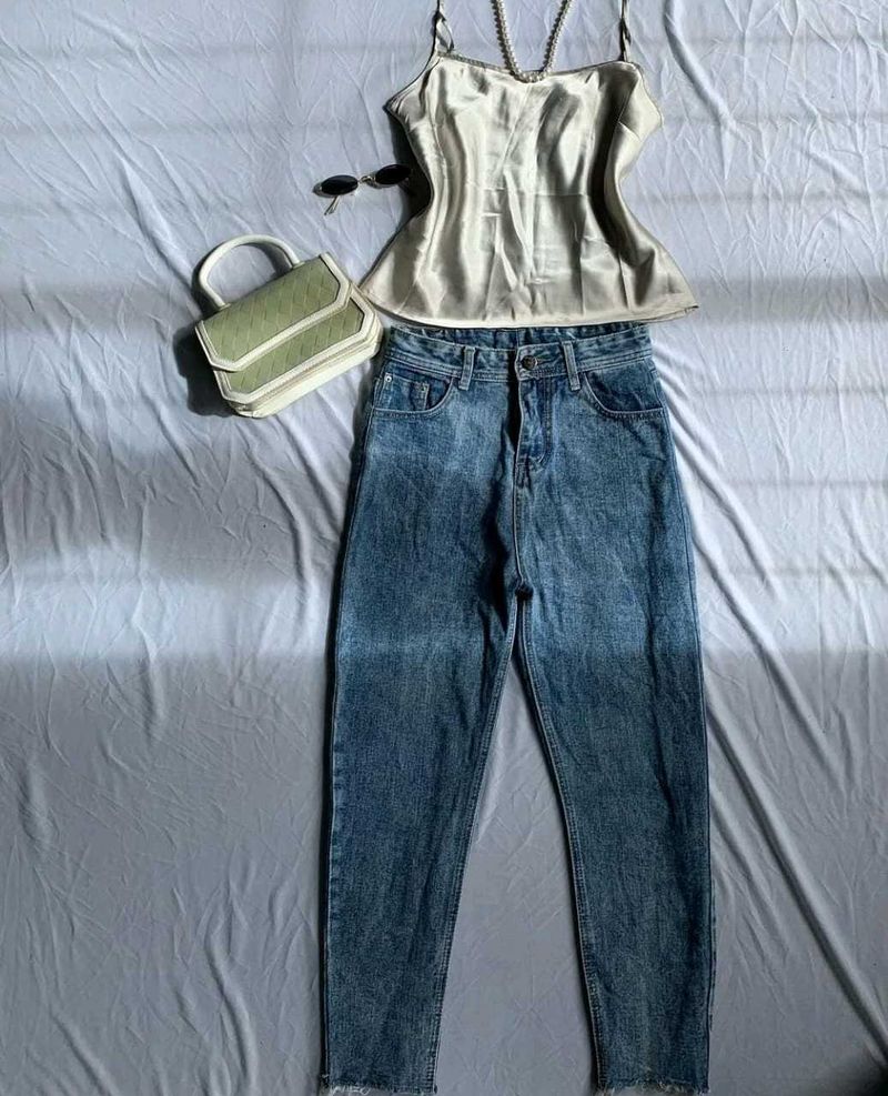 Super High Waist Mom&#39;s Jean