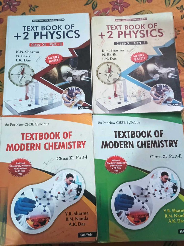 CBSC,Odisha 12th 1stYear Books Physics &amp; Chemistry