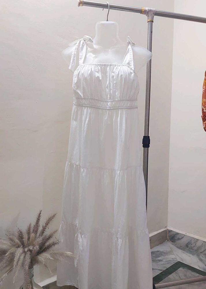White Cotton Sundress