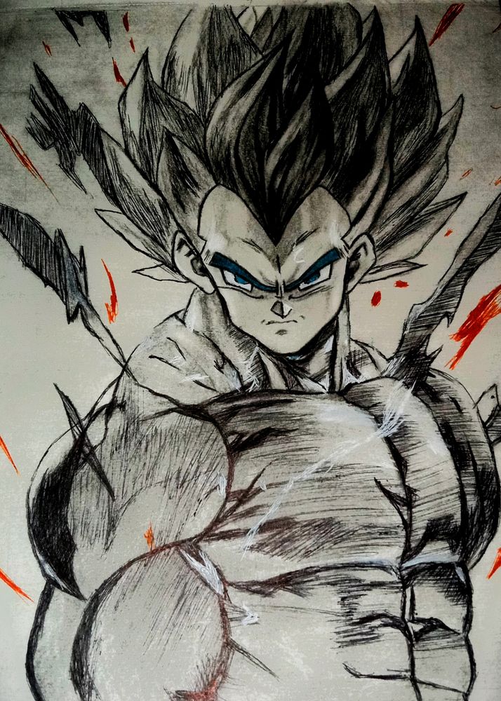 👑VEGETA Sketch | Dragon Ball Z
