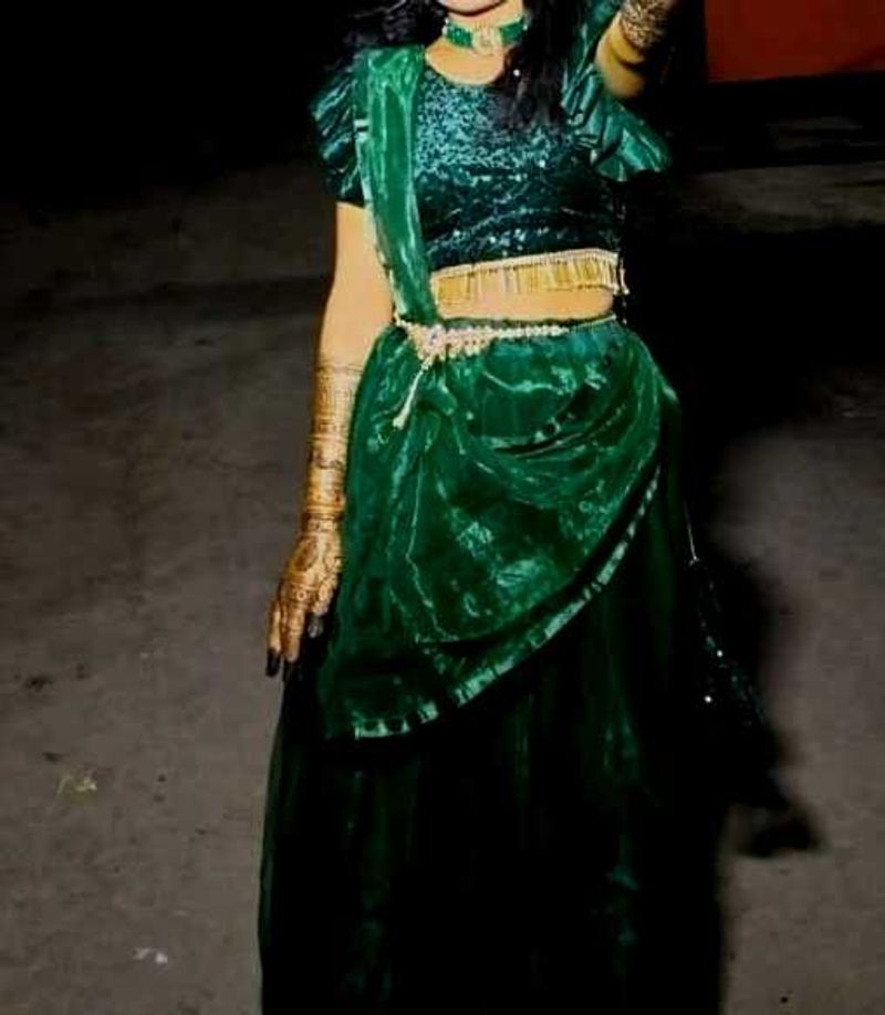 Green Lehenga Choli