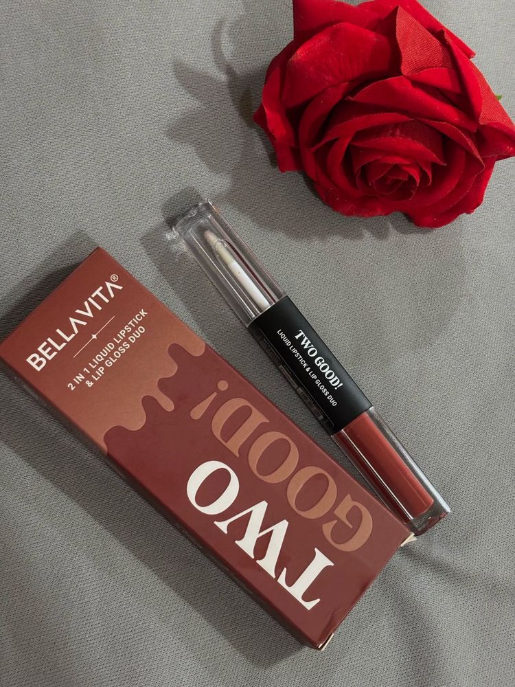 BELLAVITA 2 in 1 Liquid Lipstick &amp; Lip Gloss Duo