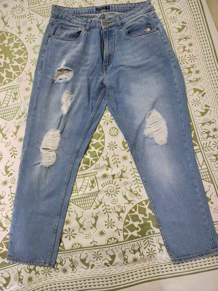 Ripped Mom Jeans