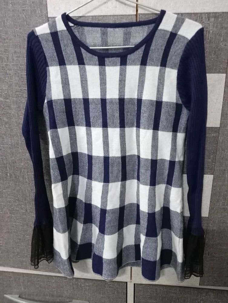 Woollen A Line Top