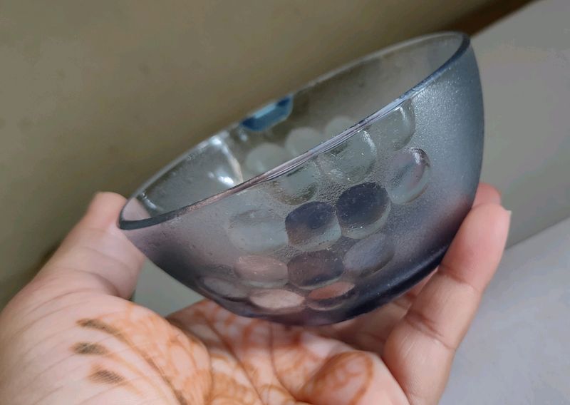 Glass Bowls(BLUE) Set Of 2