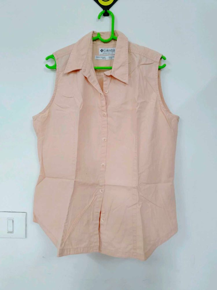 Columbia Sleeveless Button Down