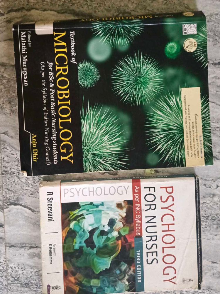 Nursing Textbooks: Microbiology &amp; Psychology