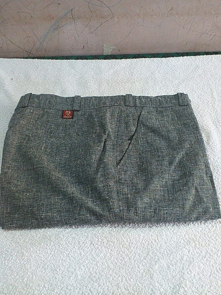 Cement Colour Stitched Pant