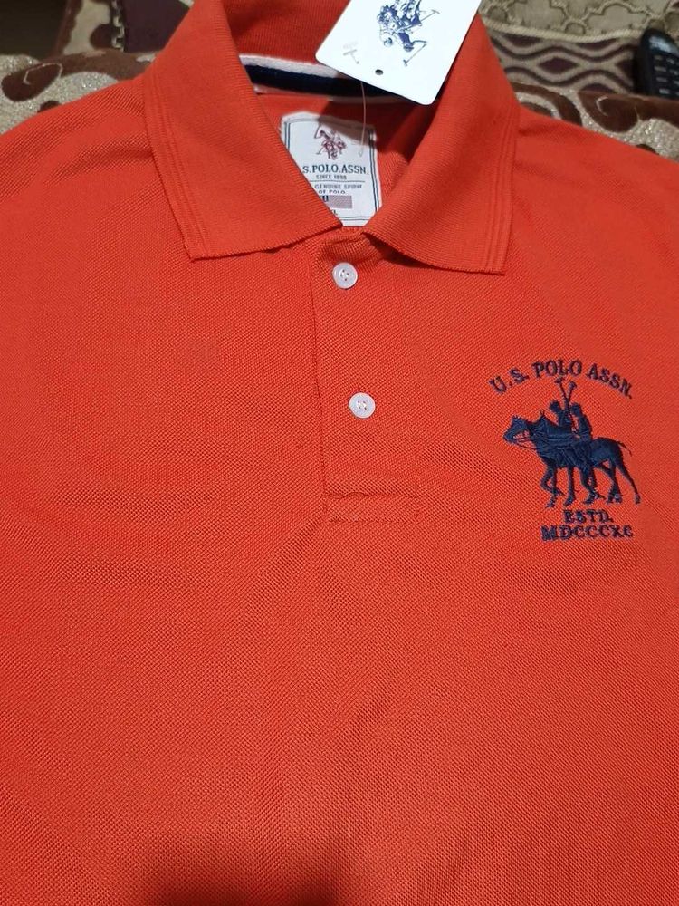 US Polo Assn. Orange Pol