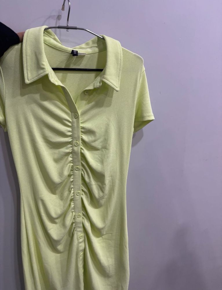 Green Bodycon Mini Dress