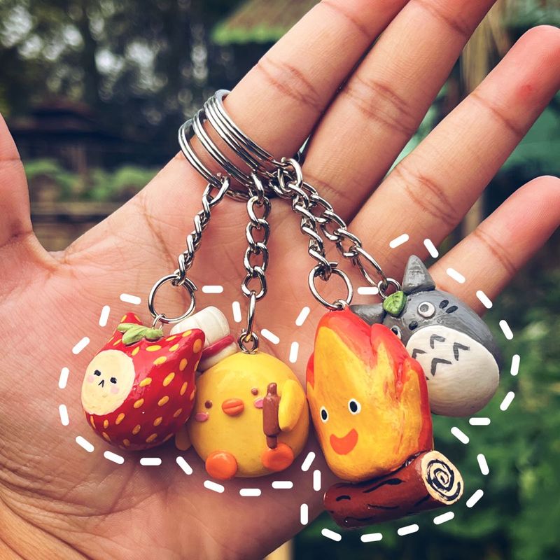Handmade Clay Keychains