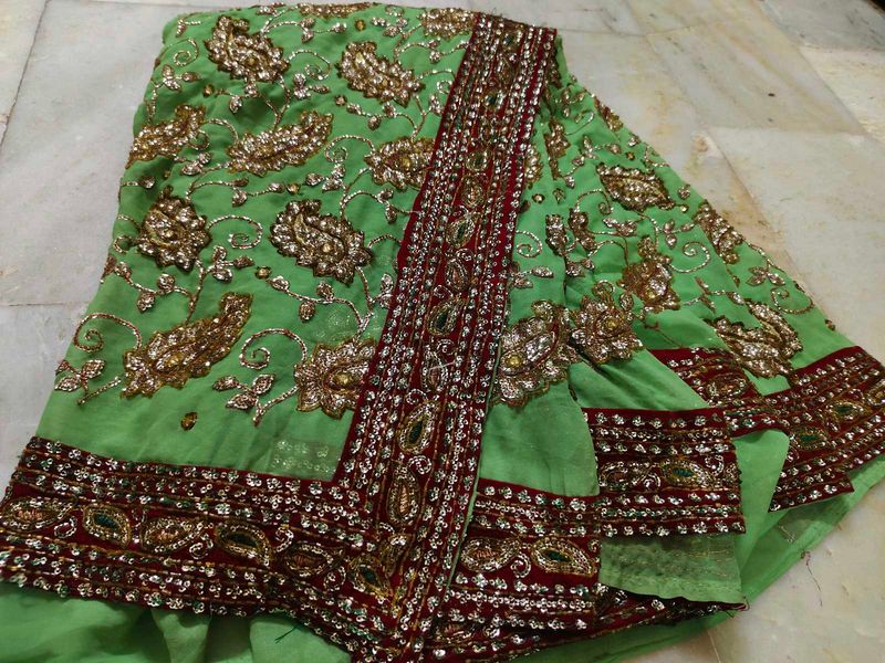 Full Work Saree With Blouse No Any Flaw 🔥