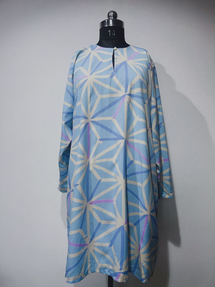 Geometric Print Kurta