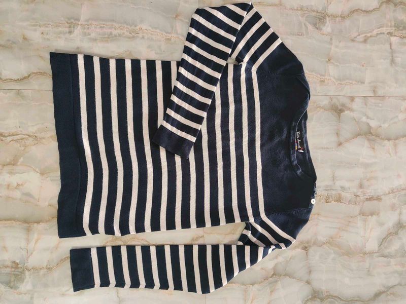 Striped Long Sleeve Top