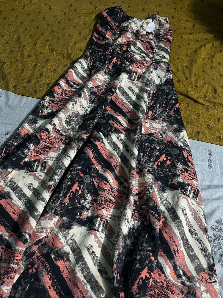 printed gown for women