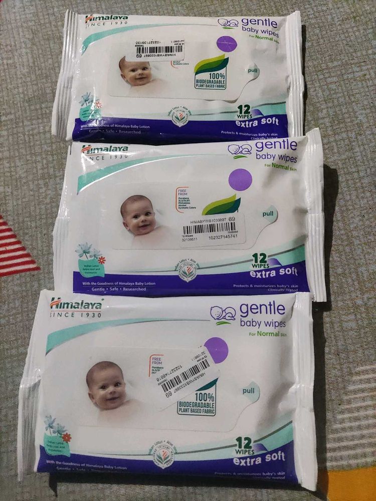 Baby Wipes Pack Of 3