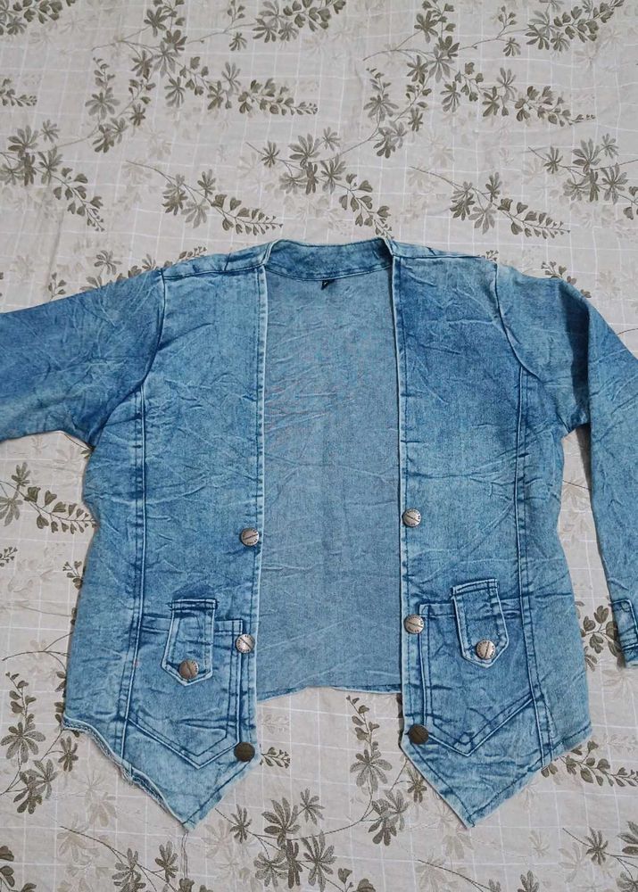 Denim Blazer - Stylish &amp; Versatile