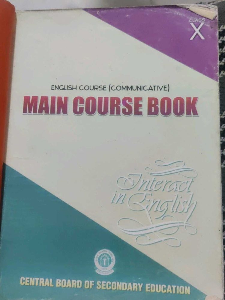 Class X English Course Book