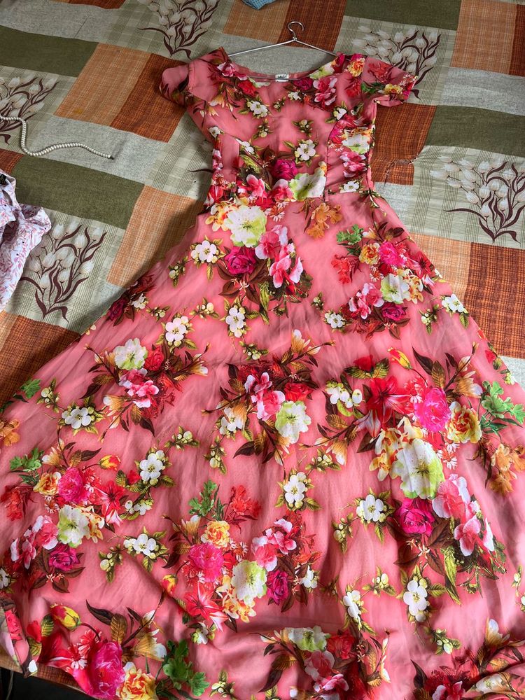 Floral Organza Gown