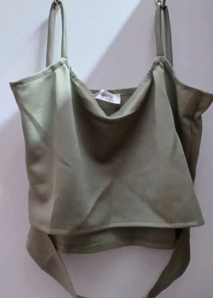 Olive Green Cami Top