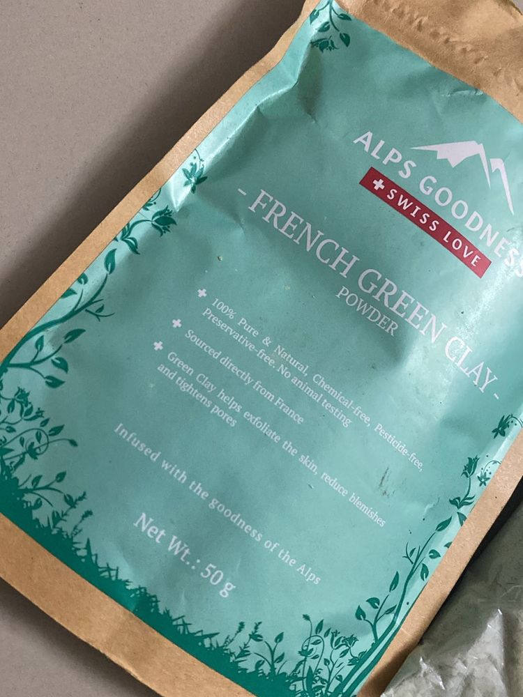 Alps Goodness *french Green Clay Powder