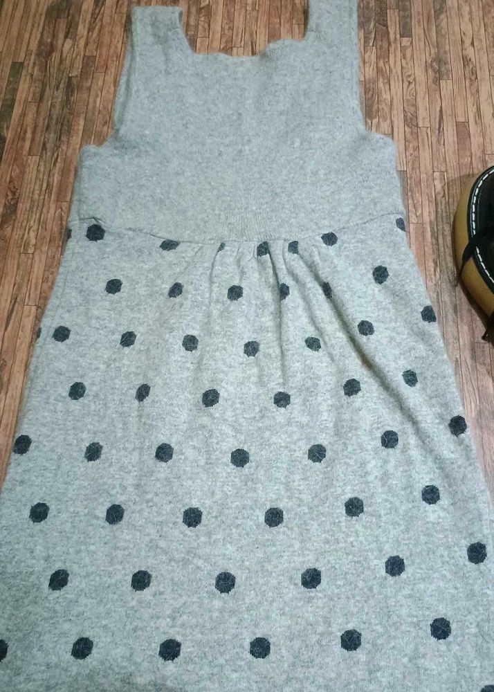 Polka Dot Pinafore Dress