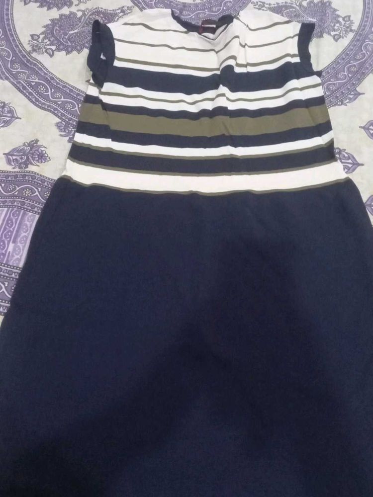 Striped Sleeveless Dress