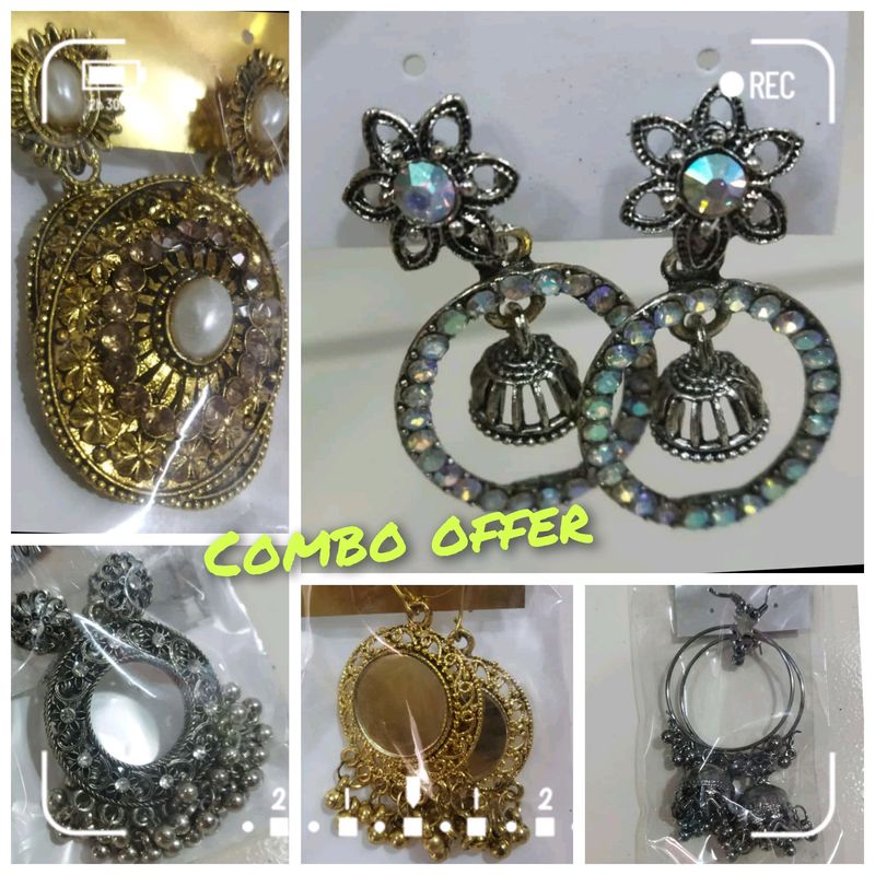 &#34;SALE&#34; Long Earrings Combo🤩