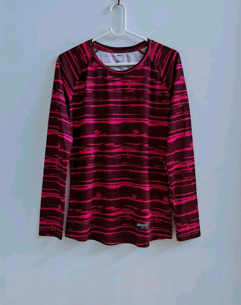 💜 Mauve Dry-fit (Brand- 2Go) Long Sleeve T-shirt