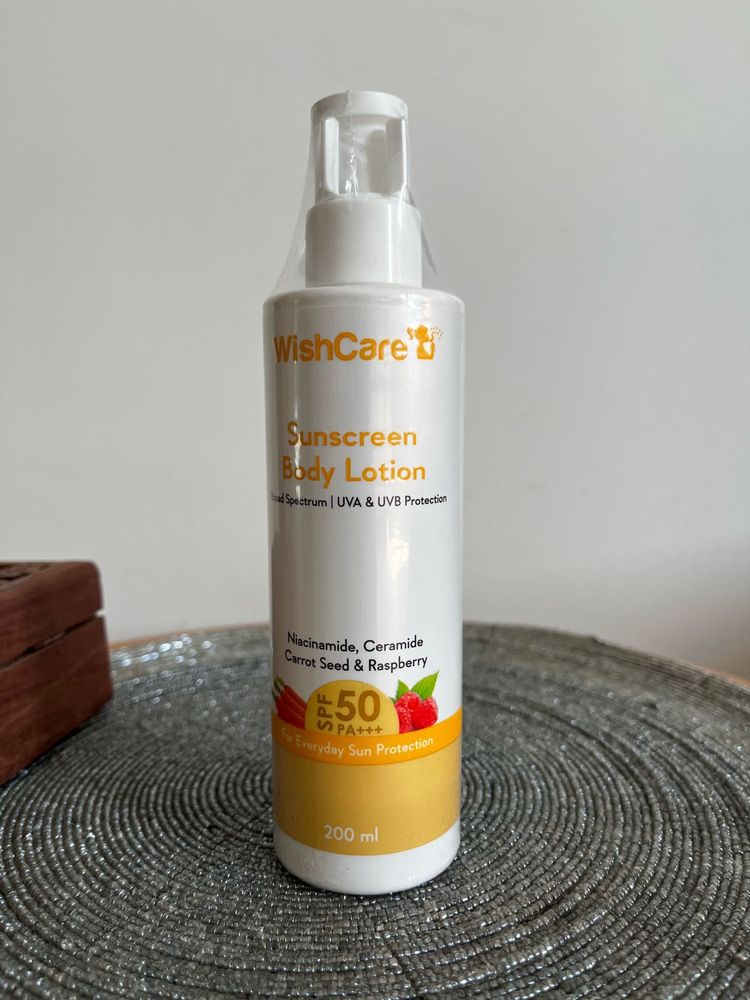 WishCare SPF 50 Body Lotion
