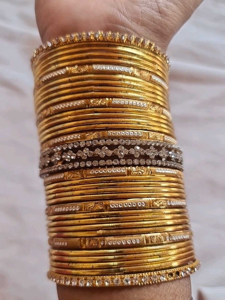 Golden Bangle Set