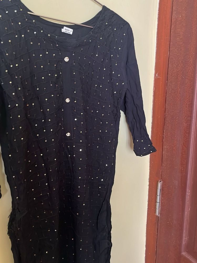 Black Sequined Tunic