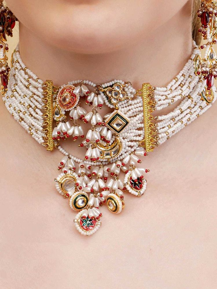New Elegant Kundan Choker Set
