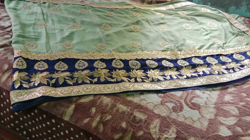 Elegant Embroidered Sari