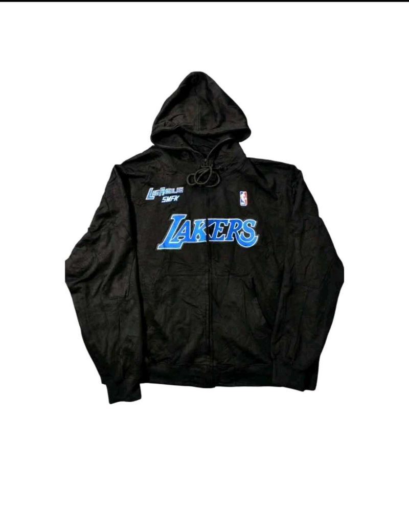 Nba Lakers Zipper Hoddie