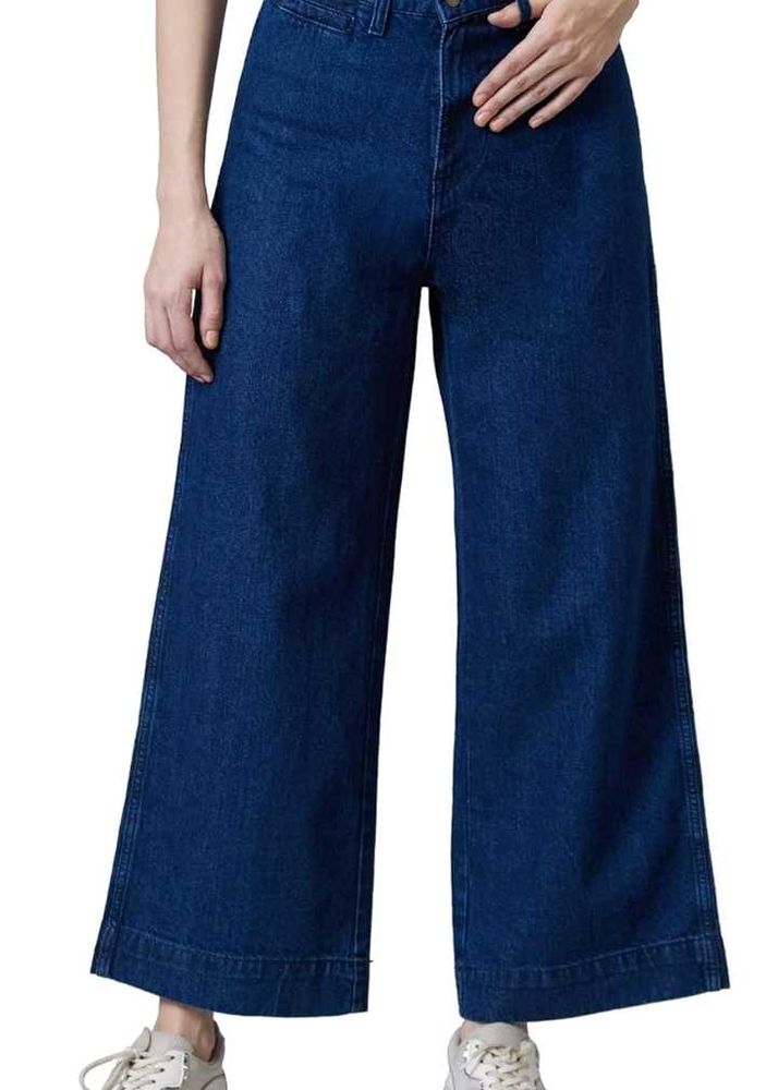 Dark Blue Flared Jeans