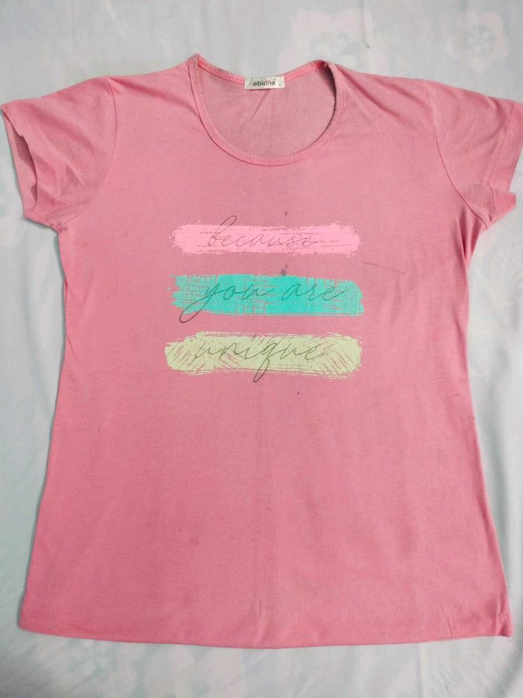 Pink Tshirt For Women