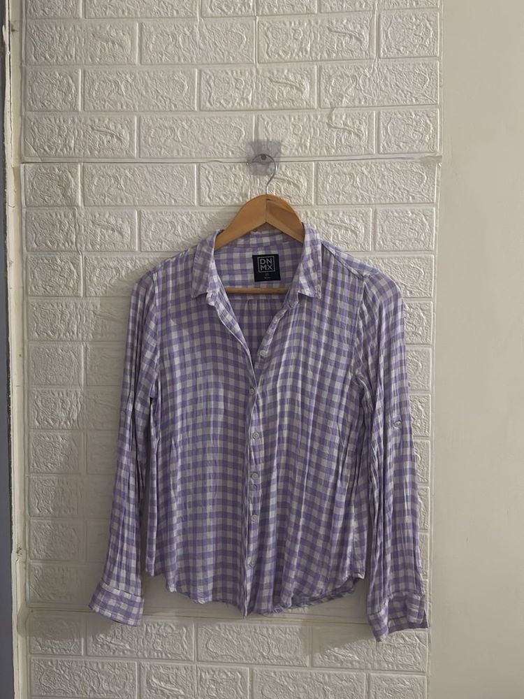 ON &amp; MX Gingham Button-Up