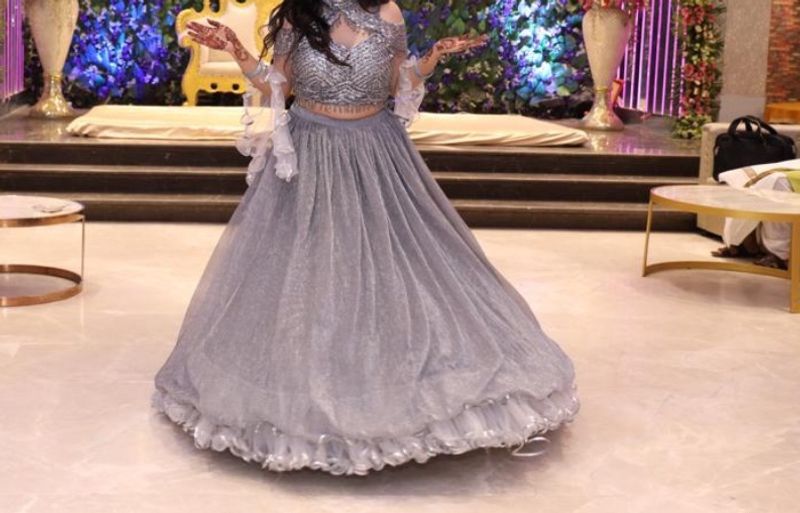 Deisgner Crop Top Lehnga