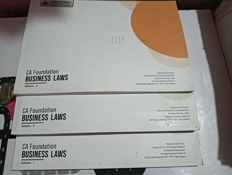 CA Foundation Business Laws - Complete Set