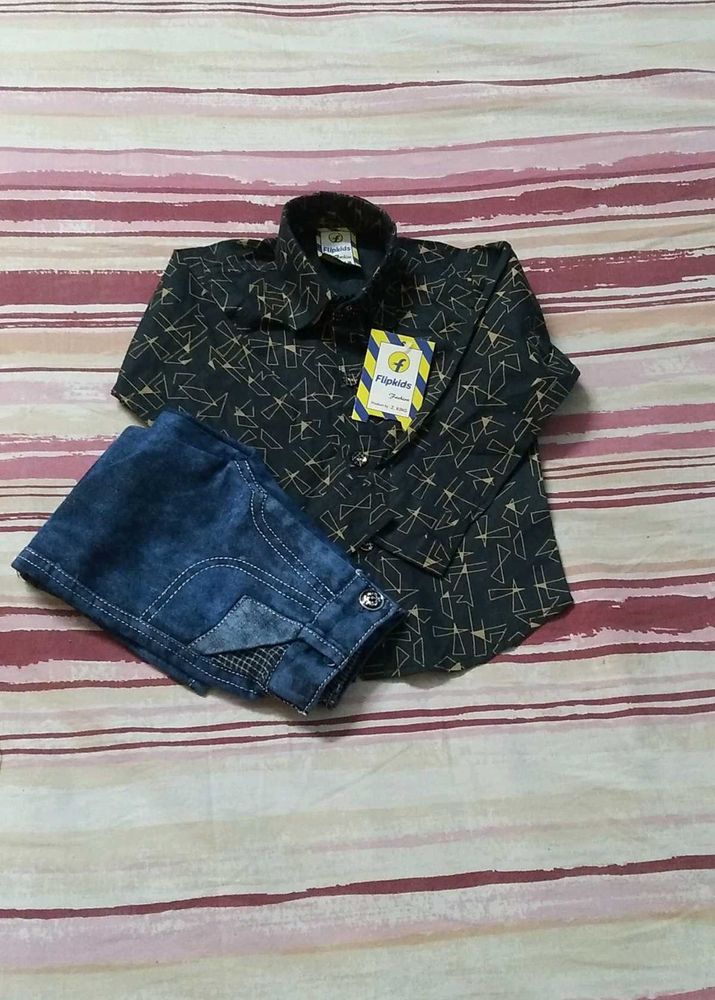 Shirt&amp;jeans Set
