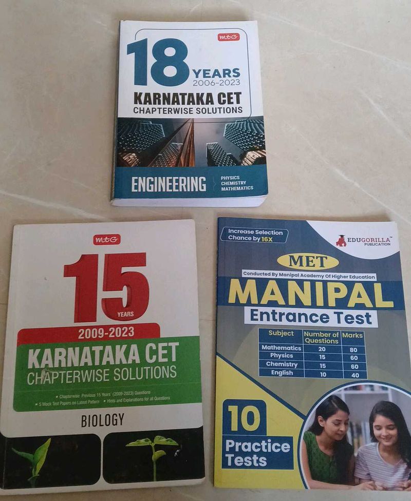 CET and MET preparation books